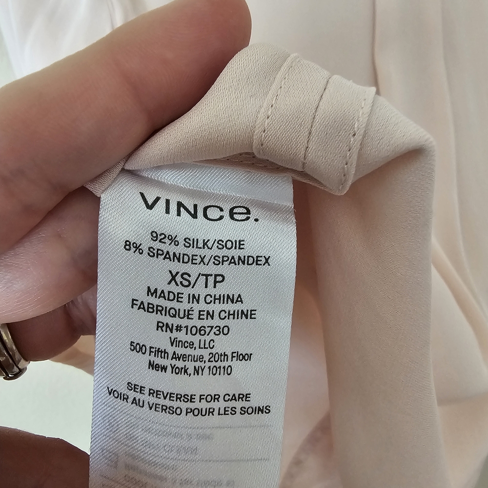 Vince Pale Blush Button-Down Shirt - Picture 6 of 6